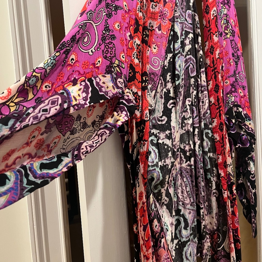 Free People Little Wing Mix Floral Cardigan - Picture 6 of 9